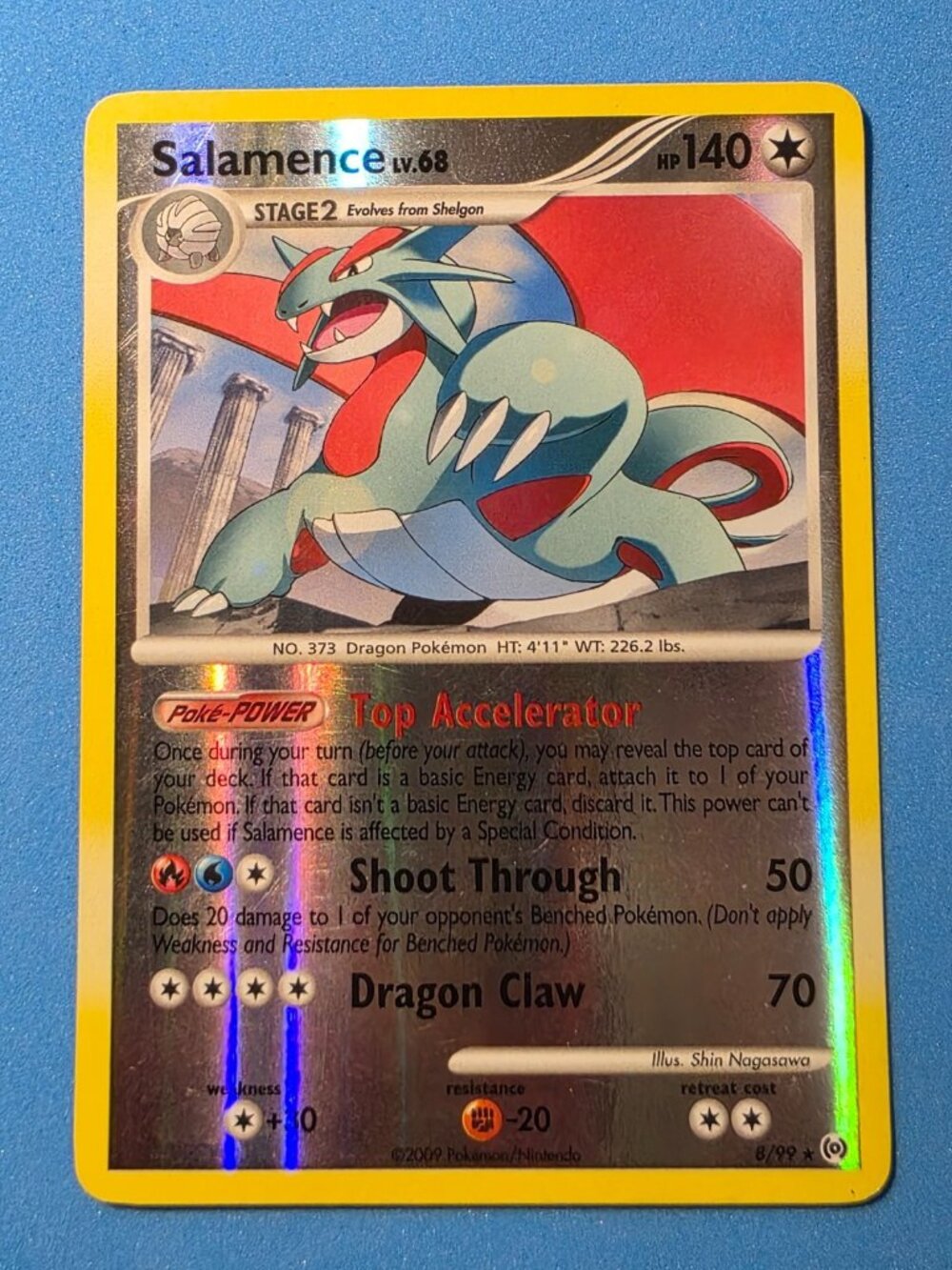 Salamence 8/99 Arceus Reverse Holo